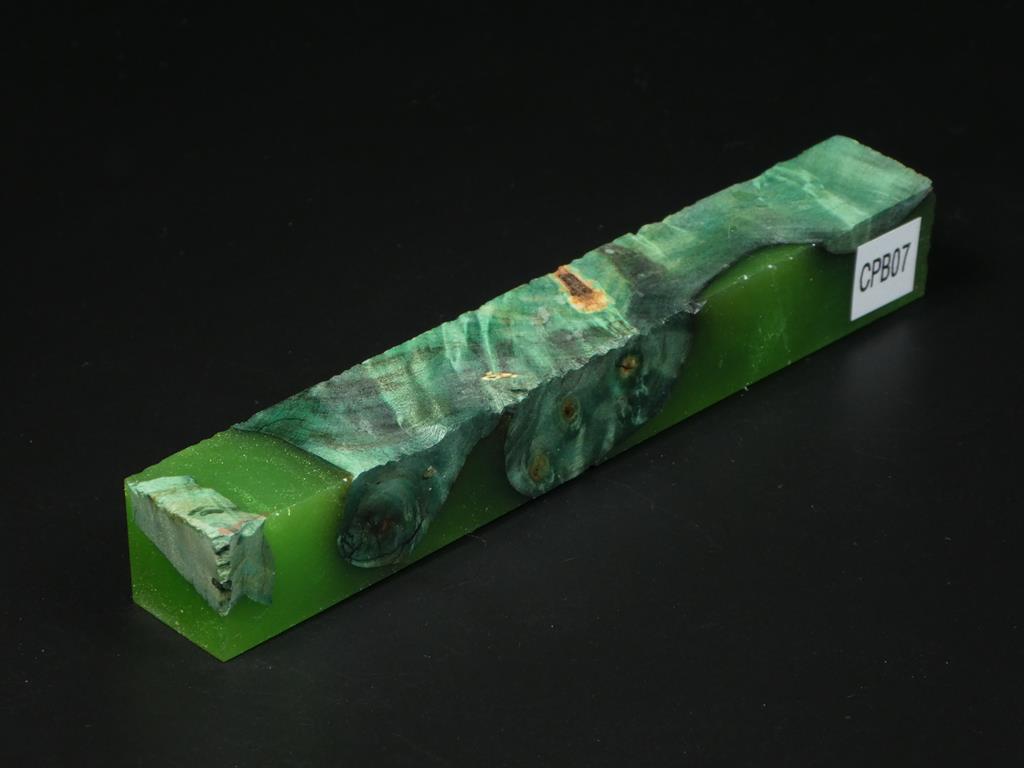Green / Green Hybrid Pen Blank