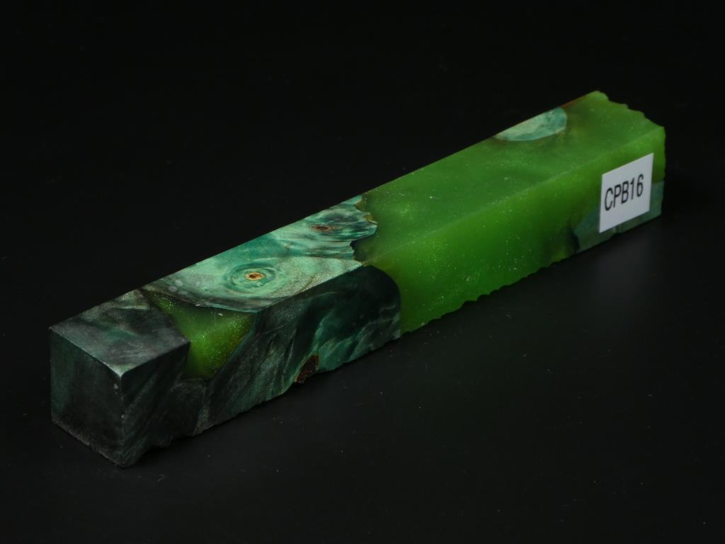 Green / Green Hybrid Pen Blank