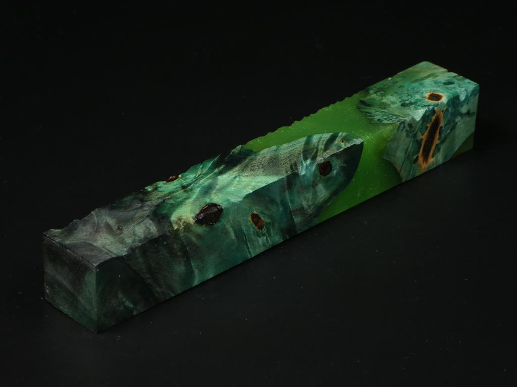 Green / Green Hybrid Pen Blank