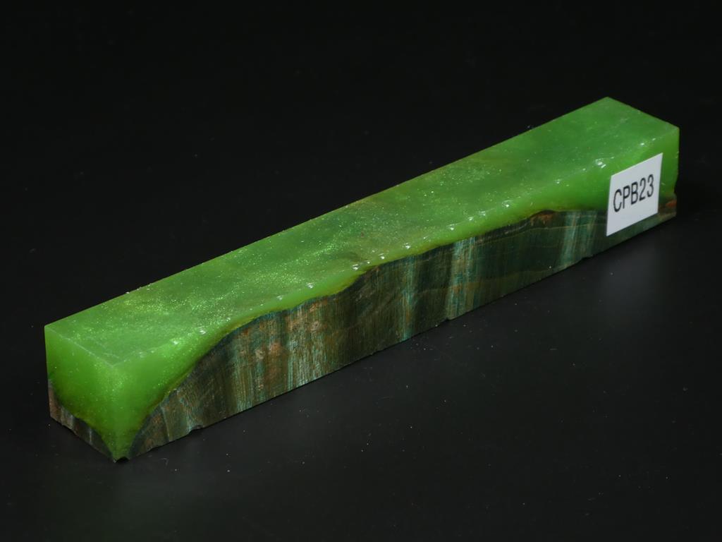 Green / Green Hybrid Pen Blank