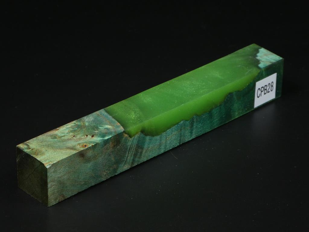 Green / Green Hybrid Pen Blank