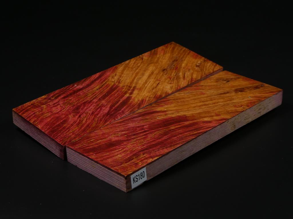 Violet & Natural Stabilized Knife Maple Knife Scales