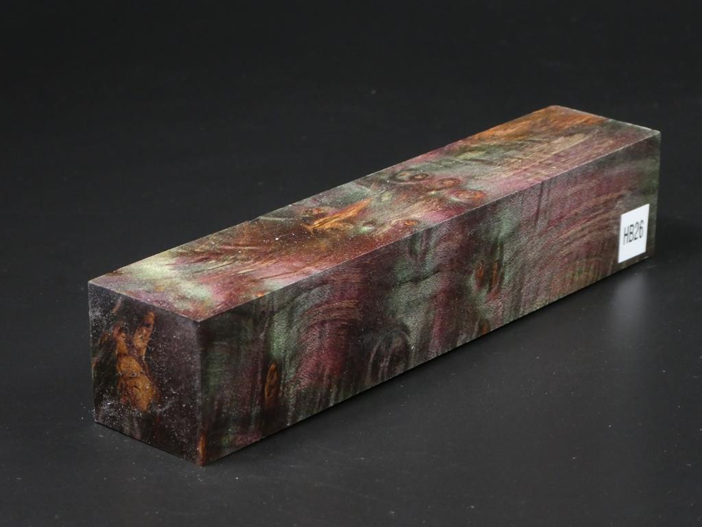 Green & Violet Handle Blank or Large Pen Blank