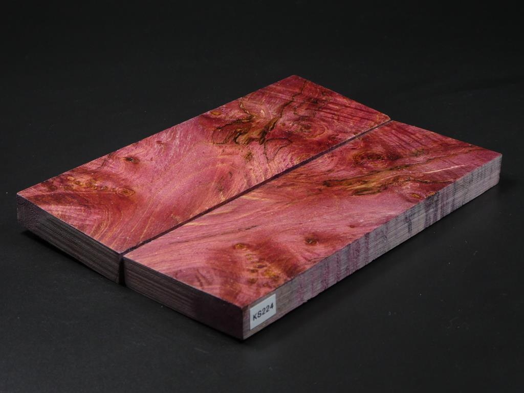 Violet Stabilized Knife Maple Knife Scales