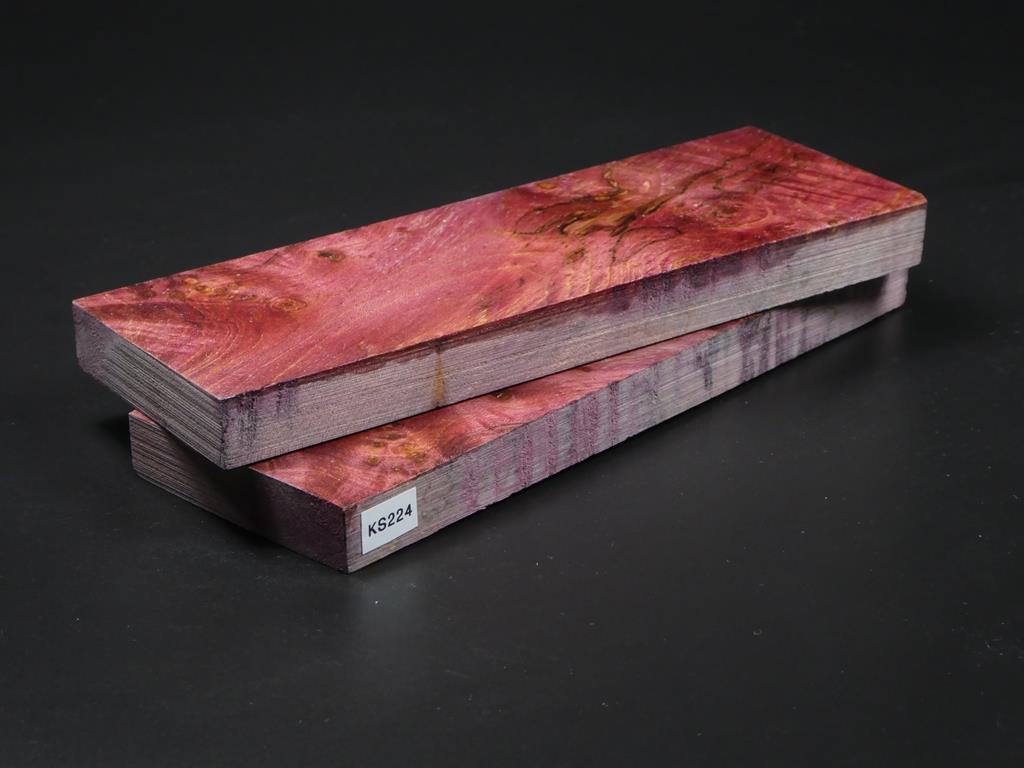 Violet Stabilized Knife Maple Knife Scales