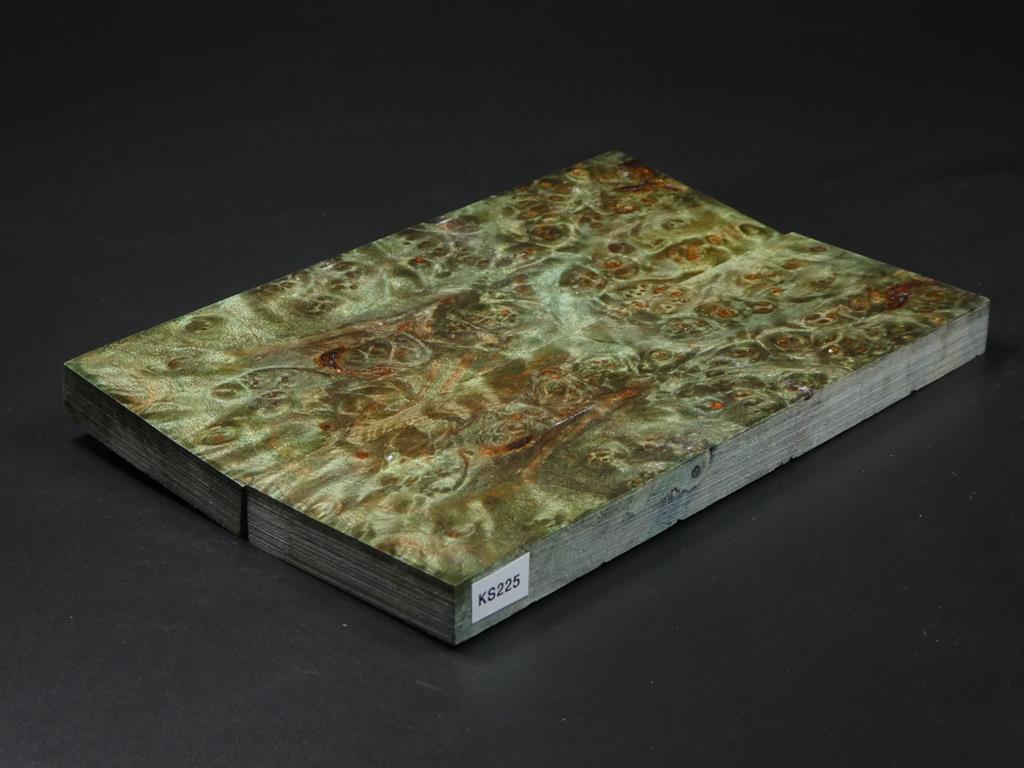 Green Stabilized Knife Maple Knife Scales