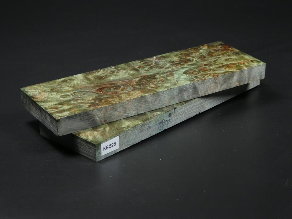 Green Stabilized Knife Maple Knife Scales