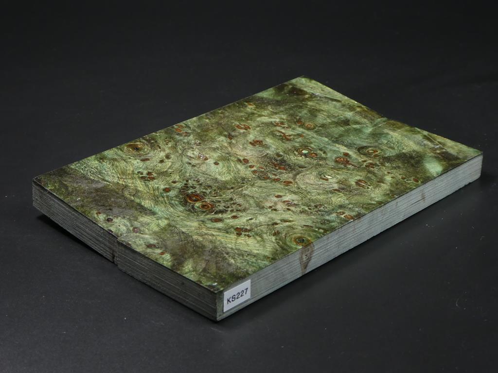 Green Stabilized Knife Maple Knife Scales