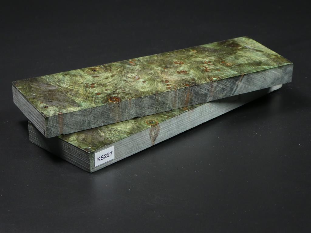 Green Stabilized Knife Maple Knife Scales