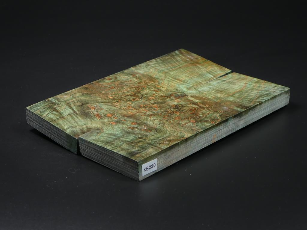 Green Stabilized Knife Maple Knife Scales