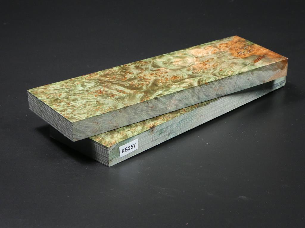 Green Stabilized Knife Maple Knife Scales