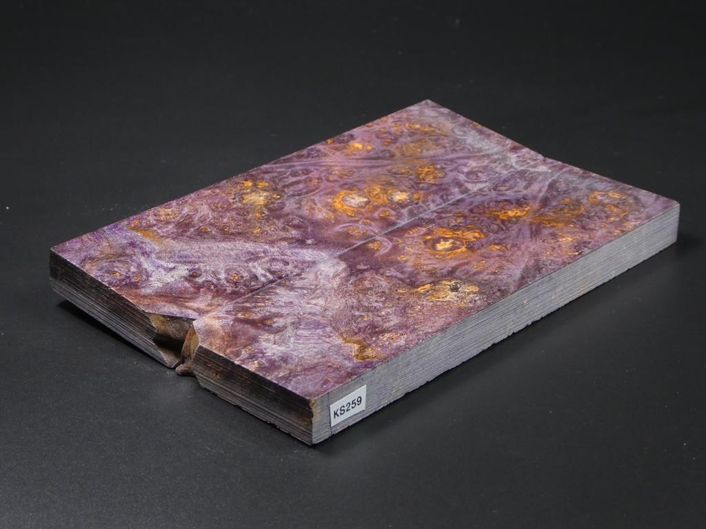 Purple Stabilized Knife Maple Knife Scales