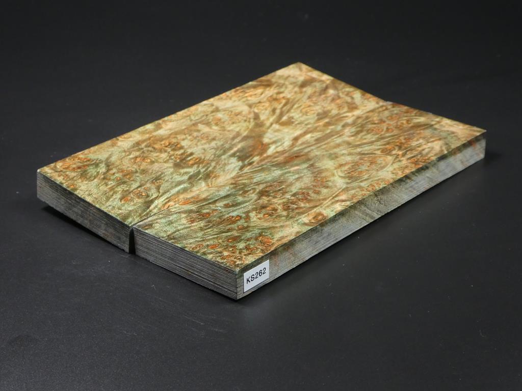 Green Stabilized Knife Maple Knife Scales