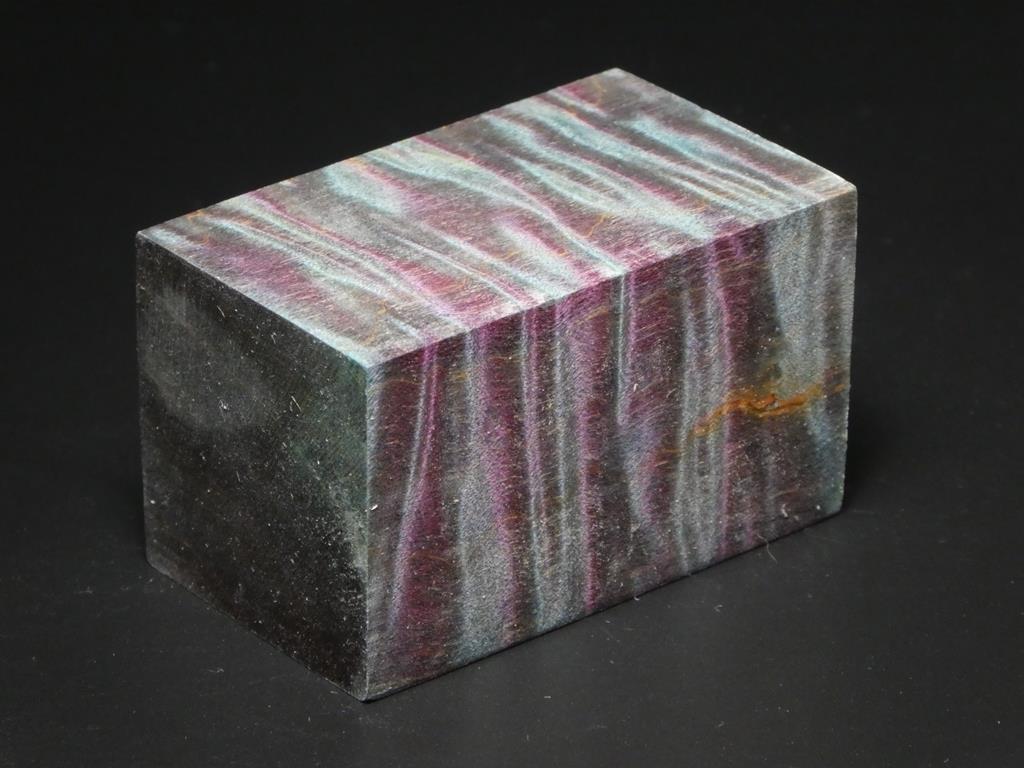 Teal & Purple Bottle Stopper Blank