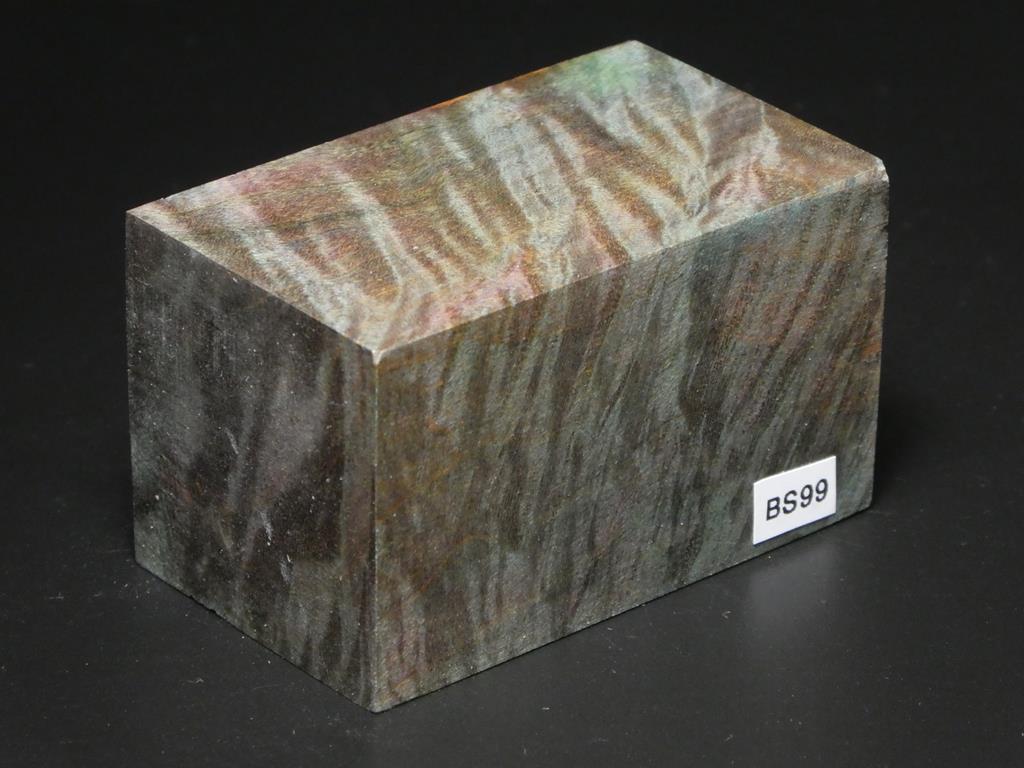 Teal, Purple & Natural Bottle Stopper Blank