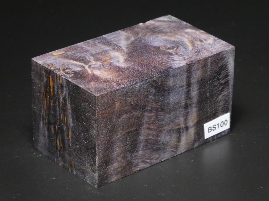 Purple & Natural Bottle Stopper Blank