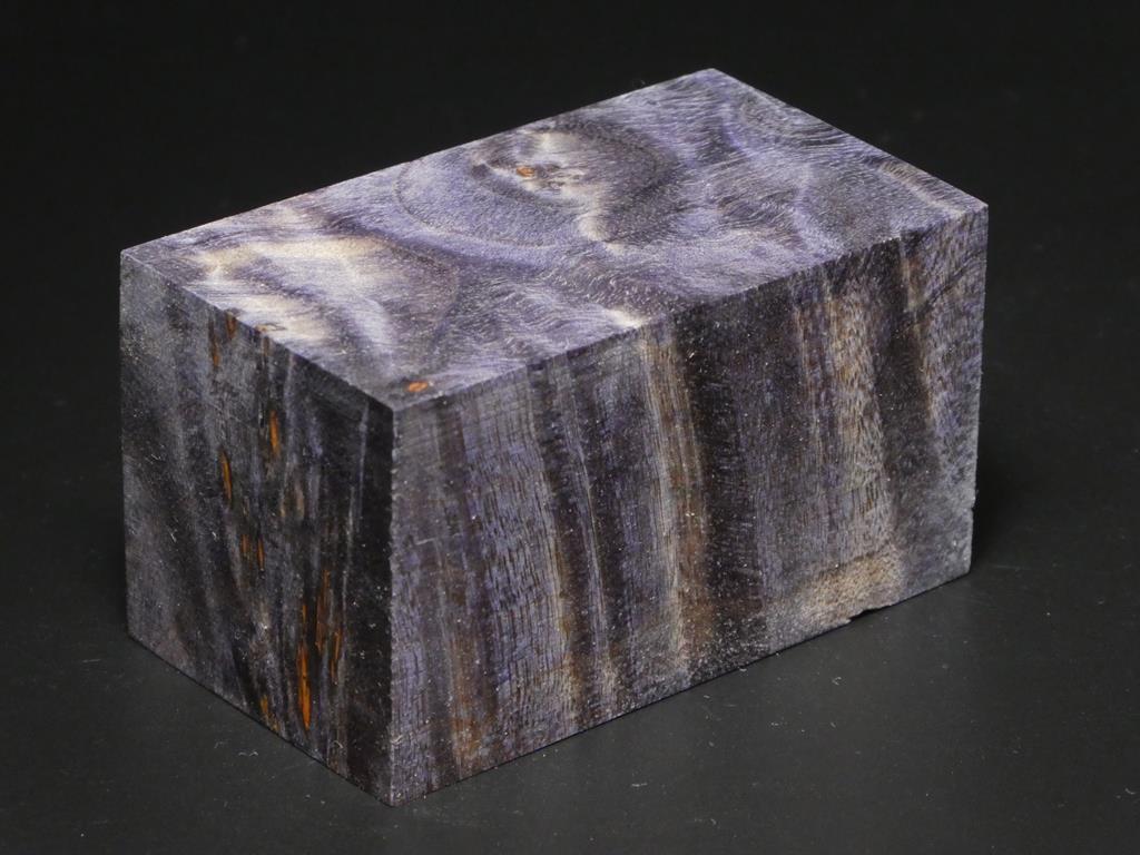 Purple & Natural Bottle Stopper Blank