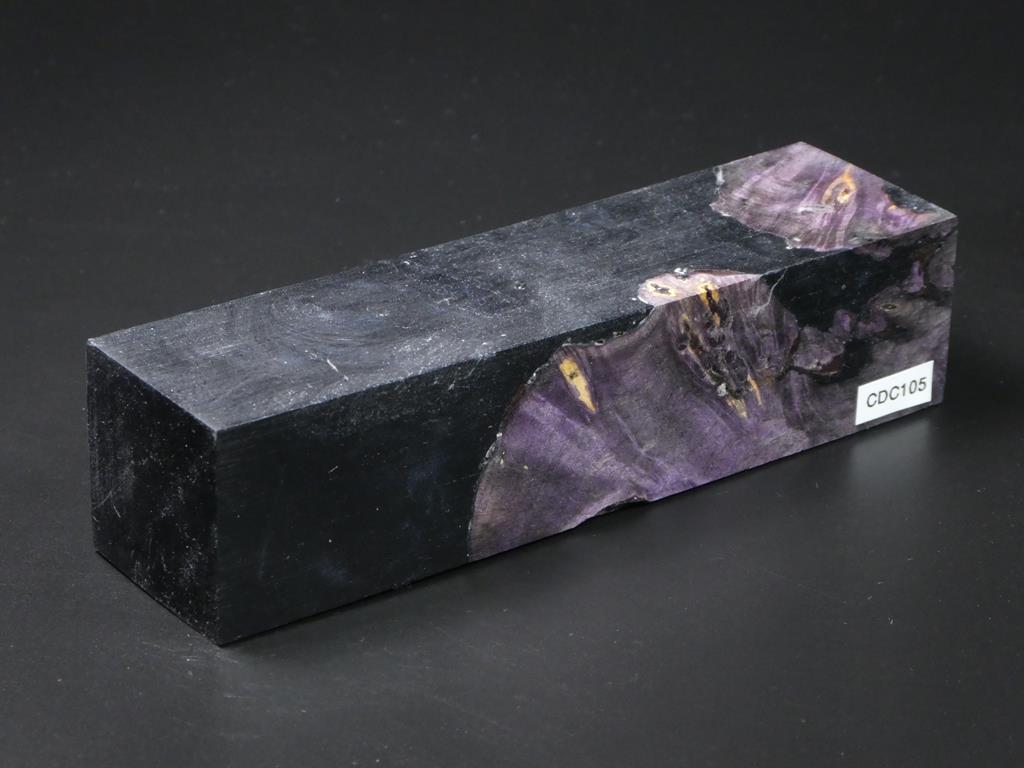 Purple /  Black Hybrid Duck Call Blank