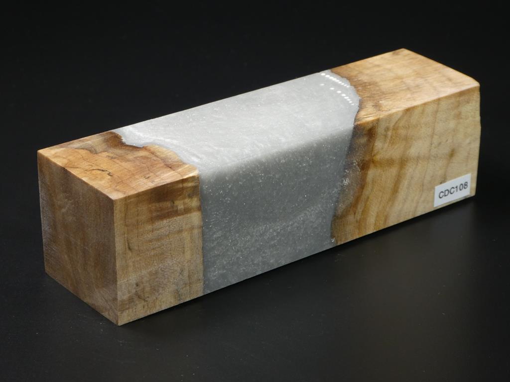 Natural /  Gray Hybrid Duck Call Blank