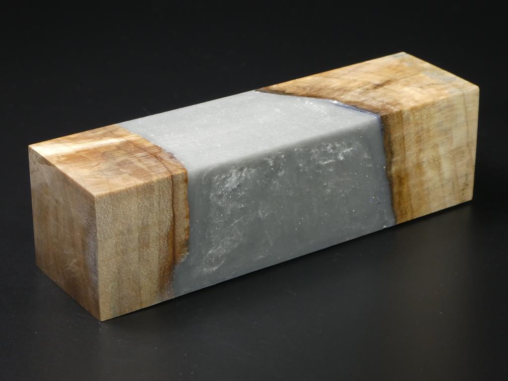 Natural /  Gray Hybrid Duck Call Blank