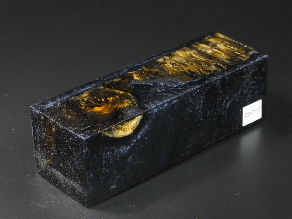 Natural / Black & Gray Hybrid Duck Call Blank