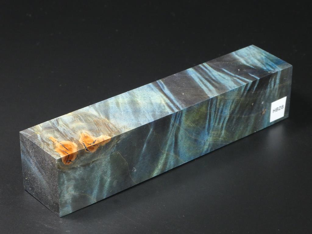 Blue & Green Handle Blank or Large Pen Blank