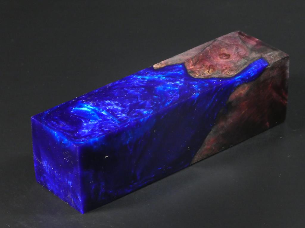 Violet / Blue, Purple  Hybrid Duck Call Blank