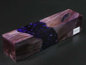 Brown / Purple Hybrid Duck Call Blank