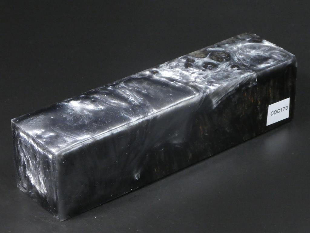 Gray / Gray, Silver Hybrid Duck Call Blank