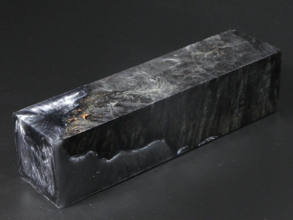 Gray / Gray, Silver Hybrid Duck Call Blank