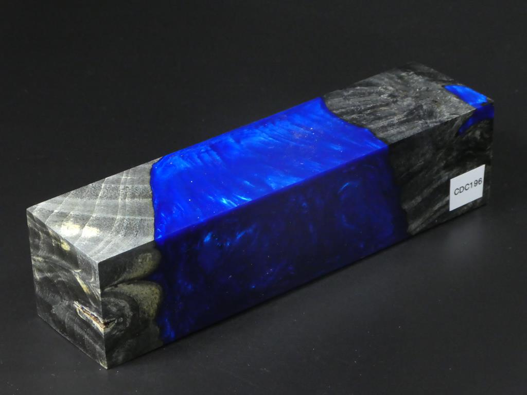 Gray / Blue Hybrid Duck Call Blank