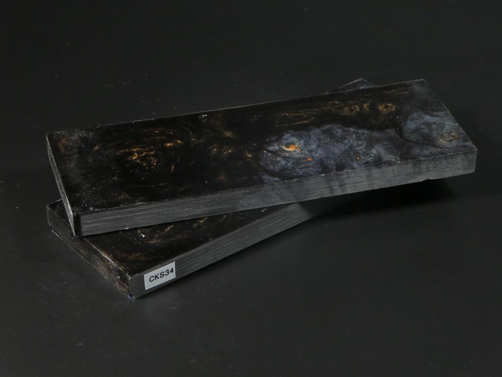 Gray / Brown Hybrid Knife Scales