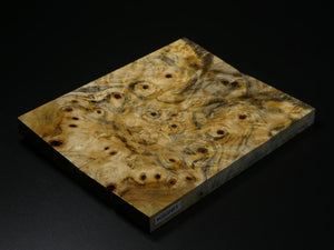 Natural Stabilized Buckeye Burl Knife Scales