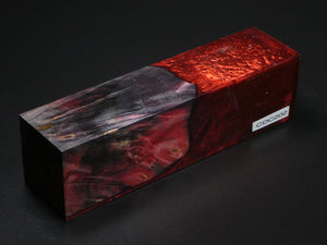 Black & Red /  Red Hybrid Duck Call Blank