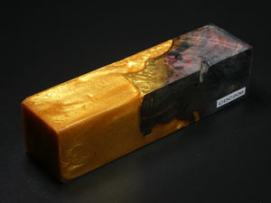 Black /  Orange Hybrid Duck Call Blank