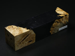 Natural /  Black Hybrid Duck Call Blank