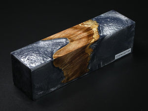 Natural / Gray Hybrid Duck Call Blank