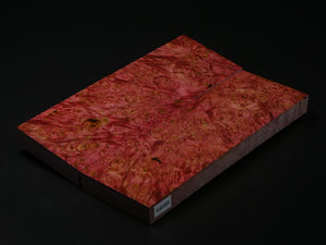 Red Stabilized Knife Maple Knife Scales