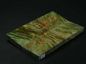 Green Stabilized Knife Maple Knife Scales