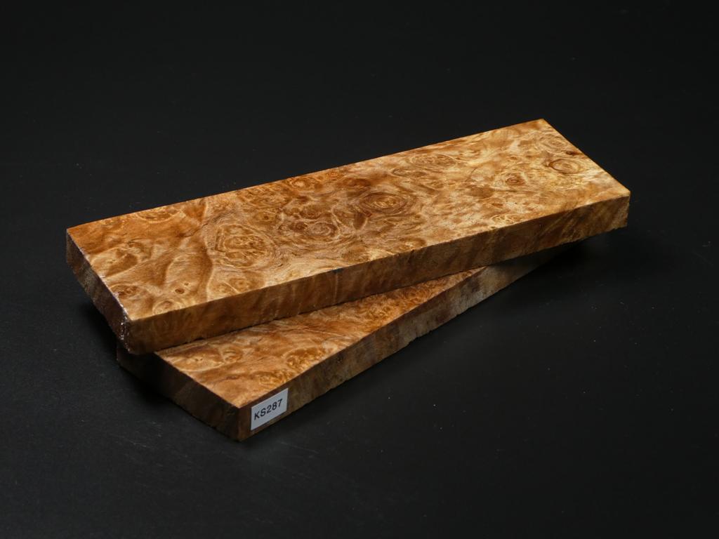 Natural Stabilized Knife Maple Knife Scales