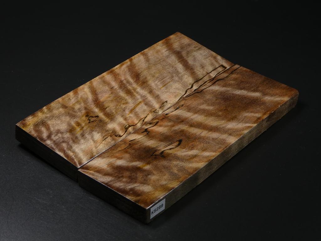 Natural Stabilized Knife Maple Knife Scales