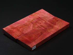 Red Stabilized Knife Maple Knife Scales
