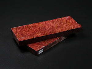 Red Stabilized Knife Maple Knife Scales