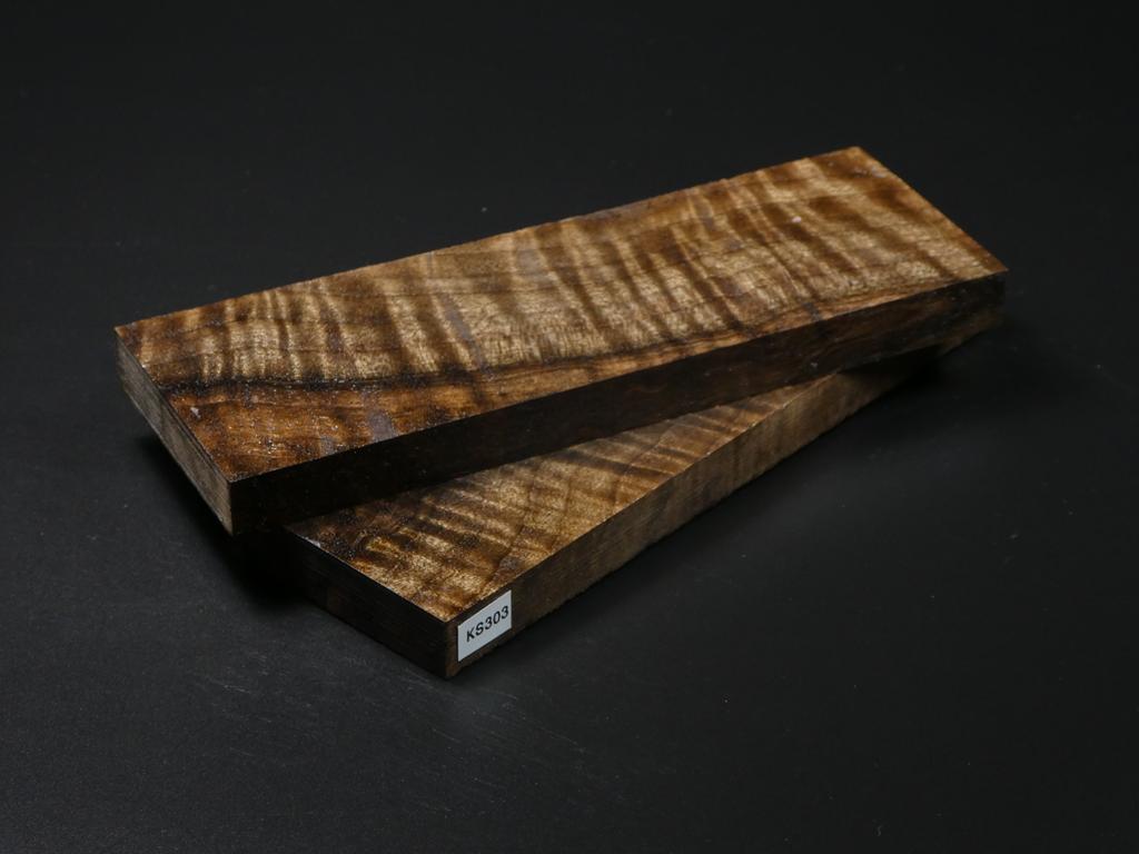 Natural Stabilized Maple Knife Scales