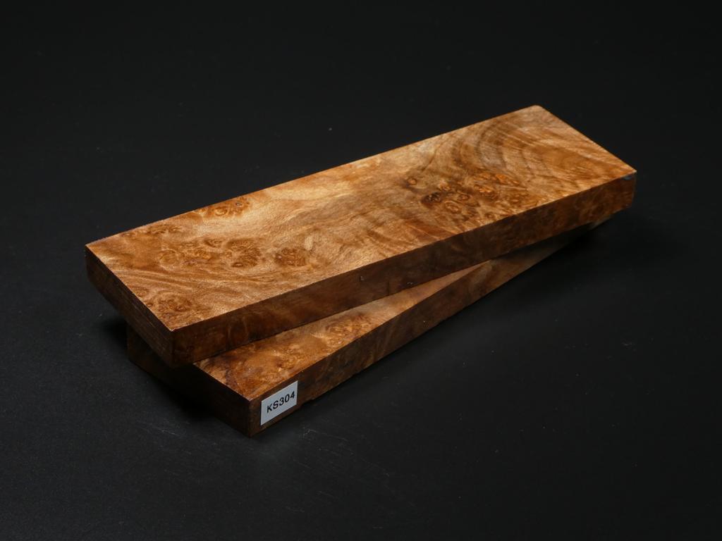 Natural Stabilized Maple Knife Scales