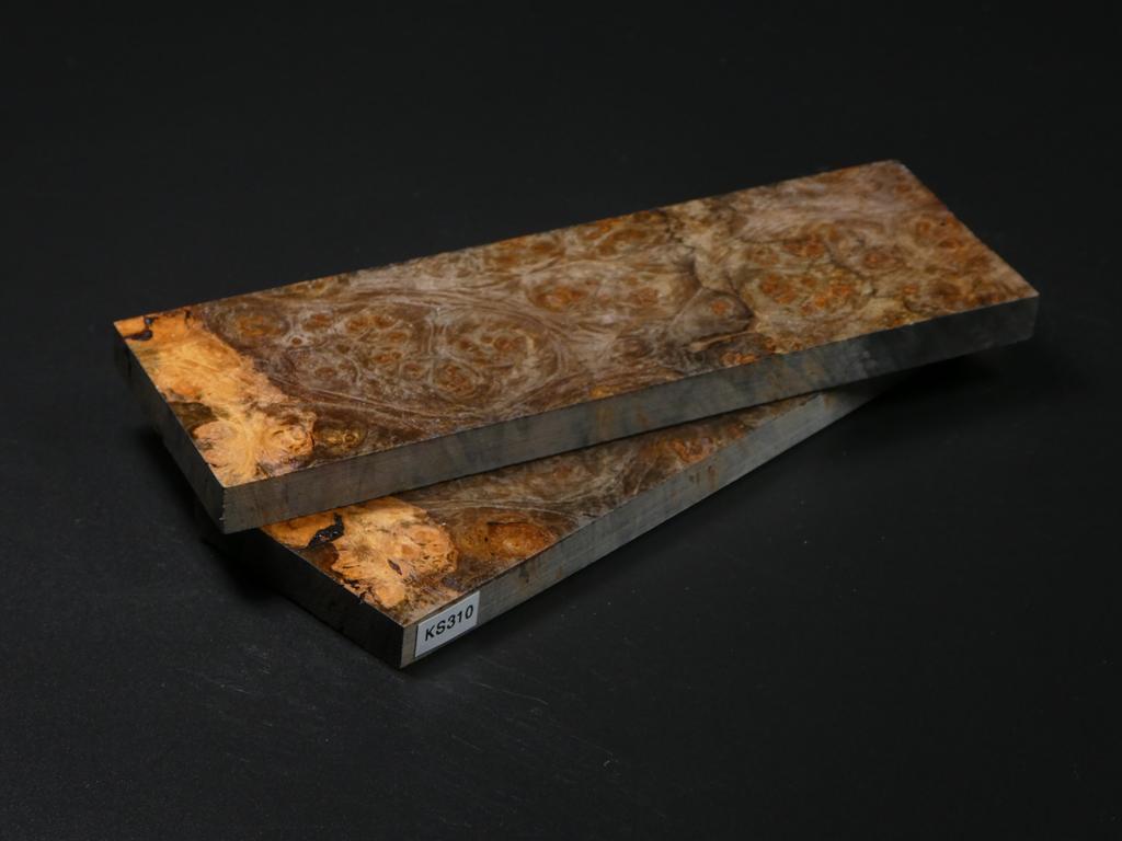 Natural Stabilized Maple Knife Scales