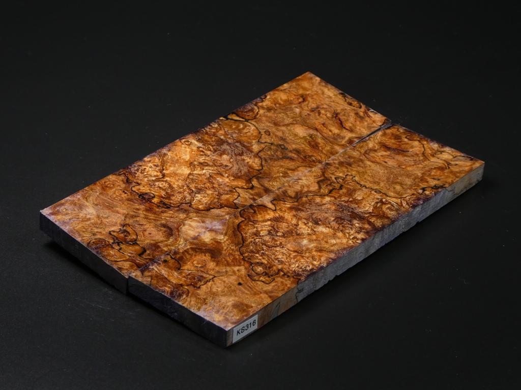 Natural Stabilized Maple Knife Scales