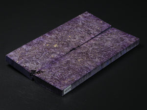 Purple Stabilized Maple Knife Scales