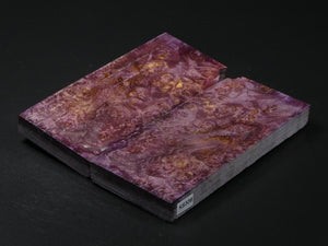 Purple Stabilized Maple Knife Scales