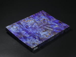 Purple Stabilized Maple Knife Scales